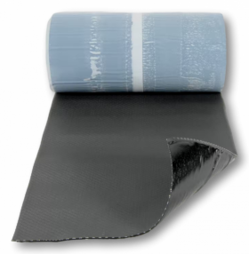 AlphaFlex Flat loodvervanger 30 cm x 10 meter grafiet - glad