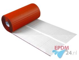 Aluminium loodvervanger 30 cm x 5 meter rood 3D