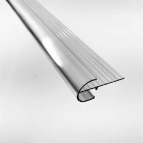 Kraaltrim aluminium 25x50 mm lengte 2,50 meter